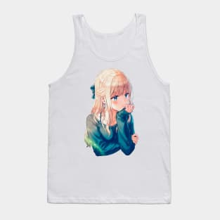 Thinking Girl Tank Top